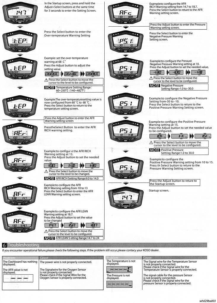 Review Koso X2 Boost Temp AFR Gauge SnoWest Forums