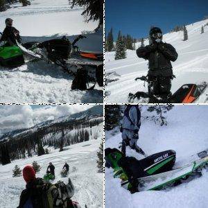 Sleds,family and friends