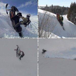 Sledding in Idaho