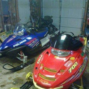 My two favorite sleds