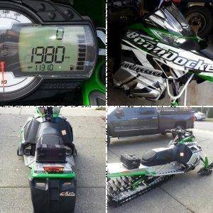 2013 Arctic Cat M800 SnoPro 153 with Boondocker Tial Turbo