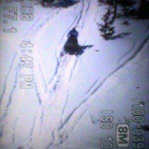 a freind sledding in the black hills this year