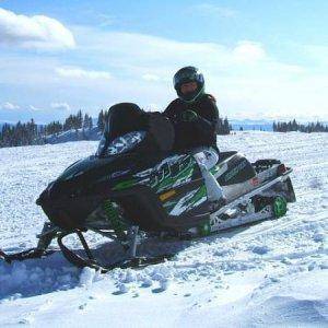 Me, sitting on the 08 Arctic Cat M6 I rode all season.