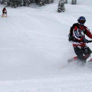 Randy Ripping up the snow