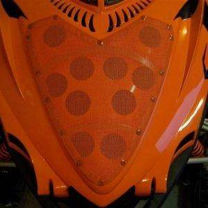 Orange hood vent on orange hood - $100