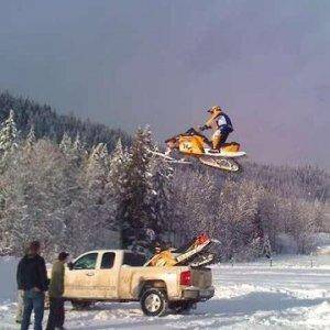 brett jumping my truck