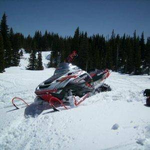 Snowy range last spring