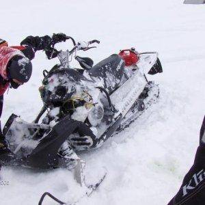 Here's what your sled will look like after I land on you.