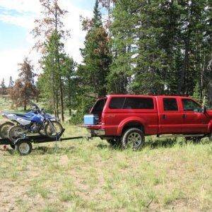 Me, beer, bikes, truck: Whitey area.