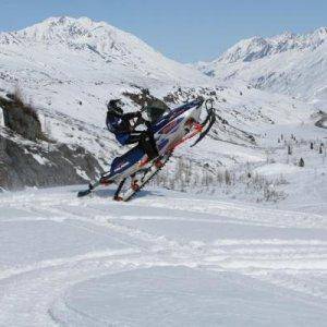 Thompson Pass...victory wheelie after the Hilclimb