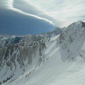 looking over towards the crater bowl