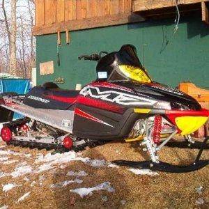 My first sled........
2005 AC M7 153
AC skid plate
AC headlight covers
Bone stockedy stock