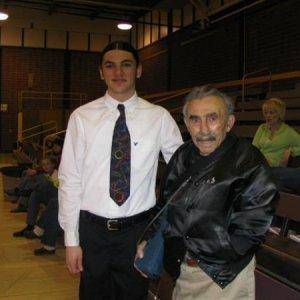 Son at H.S. graduation w/Great Grandad