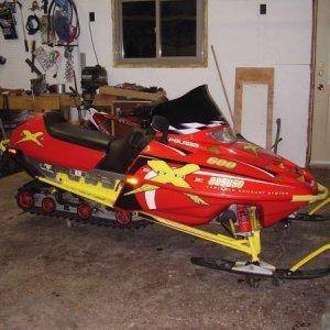 my sled getting ready for winter