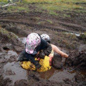 Gettin' owned mud wrestling