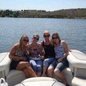 Mandy, Melissa, Me and Tammie - Hauser Lake 2009