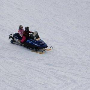 kids sledding at REVY 09