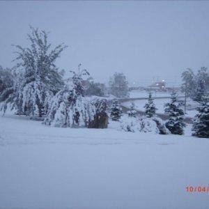 Snow in October