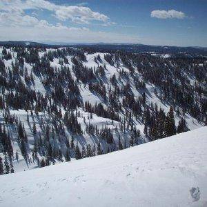 Southern View from the ridge bordering the Zirkel Wilderness