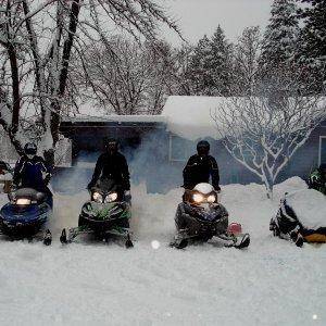 The boy's off for a Ride from the cabin 2007
(Stocky and the Flat Landers)