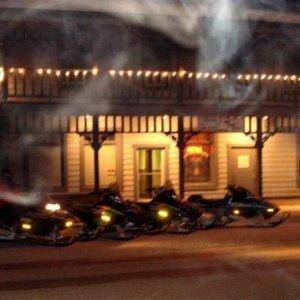 Night Ride from the Cabin to the Salmo Hotel for a Hot Rum.