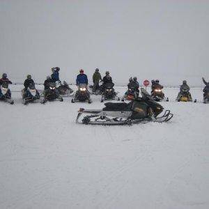 Snowmobiling