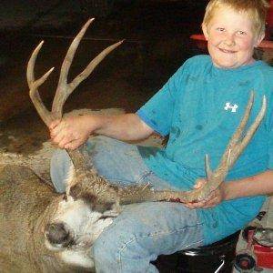 brody's first buck october 2009 ,ausome deer for his first one,beginers luck