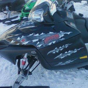 My 07 700 dragon!  Awesome Sled!!!