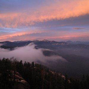 Sunset and clouds