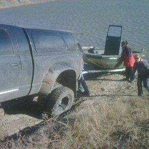 sturgeon fishing South Saskatchewan River