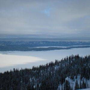 View from West Mountain looking at Donnelly, Idaho