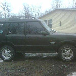 my land rover bone stock the day i got it