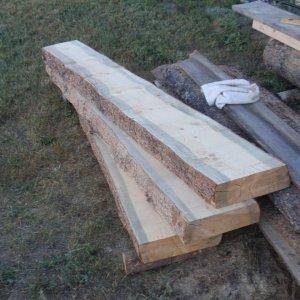 I'm cutting timbers for my dining room table.