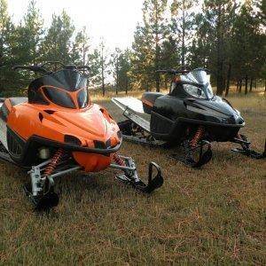 Orange M1000
Black M7 
Both with a 162