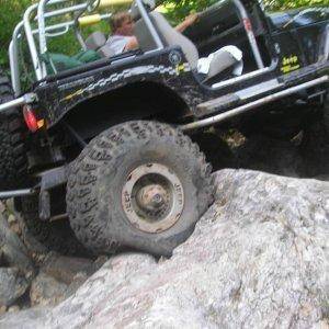 Buddy Taking our Jeep for ride