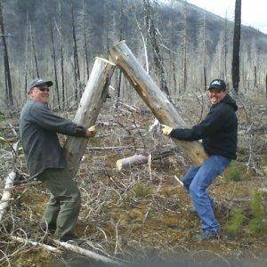 Got wood...good buddy Elmer!!