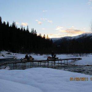 Mindy and Euc Pine Pass Ol Friend Bridge 2011