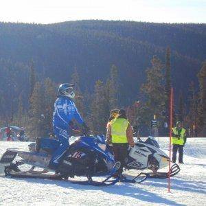 Starting line at Lost trail MT.