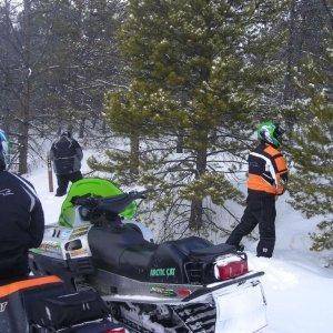 Gavin and Lance "Checking The Snow Depth" !!