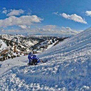 fish eye view Powder Mtn UT