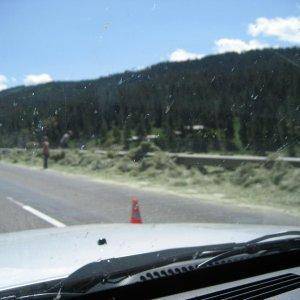 Apparently someone lost a load of hay between Bozeman and Livingston.