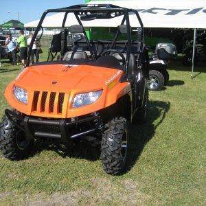 Cat had its ATVs on display. Hey, they make some cool stuff.