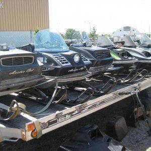 I though for a moment I was at a second-rate snowmobile rental operation.