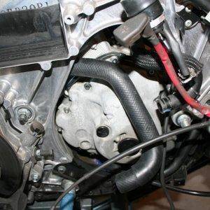 Yamaha Nytro, MPI Supercharger Install, Forward Heat Exchanger Hose replacement.