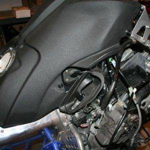 Trail Tank High Capacity Fuel Tank , Yamaha Nytro, installation