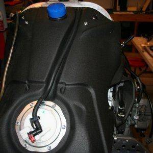 Trail Tank High Capacity Fuel Tank , Yamaha Nytro, installation