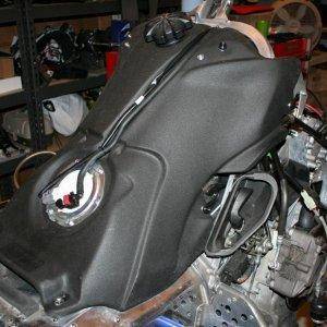 Trail Tank High Capacity Fuel Tank, Yamaha Nytro, Installation