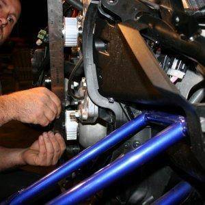 MPI Supercharger, Upper Sprocket Installation, Yamaha Nytro