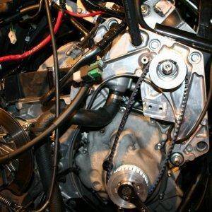 MPI Supercharger, Upper Sprocket Installation, Yamaha Nytro