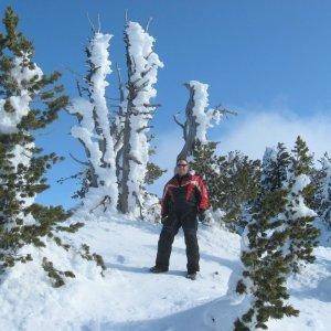 Close to the top of Paulina peak